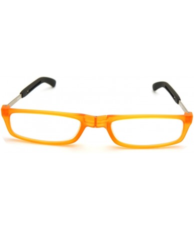 Rectangular Pocket FOLDING Reading Glasses R9299PZ - Orange - CT1897UI0IY $16.22