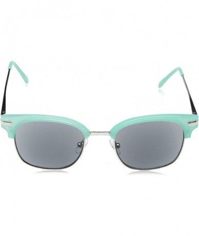 Square Women's Water Color Square Reading Sunglasses - Turquoise/Silver - 50 mm + 2.5 - CA189SRQDE3 $51.89