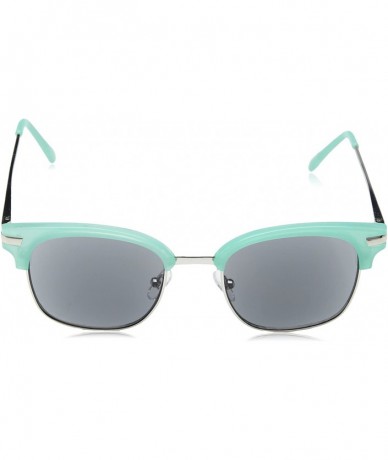 Square Women's Water Color Square Reading Sunglasses - Turquoise/Silver - 50 mm + 2.5 - CA189SRQDE3 $17.49