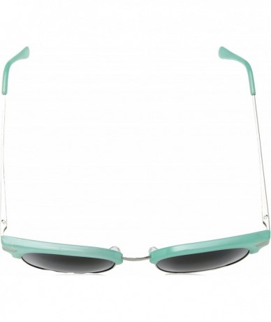 Square Women's Water Color Square Reading Sunglasses - Turquoise/Silver - 50 mm + 2.5 - CA189SRQDE3 $51.89