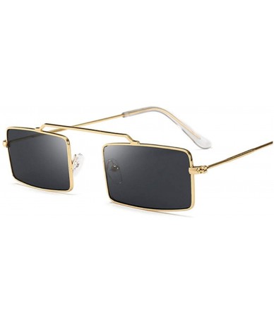 Male Flat Top Sunglasses Black Square UV400 Gradient Sun Glasses for Men  Cool One Piece - Black - C0194OQT03D