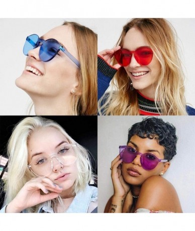 Round Unisex Fashion Candy Colors Round Outdoor Sunglasses Sunglasses - Dark Blue - C6199HS5R00 $12.73