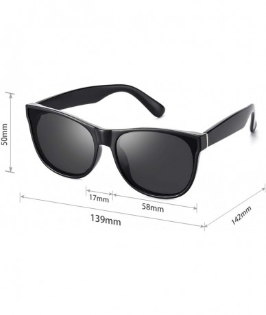 Oval Fashion Small Cateye Sunglasses for Women 2020 Style MS51809 - Black Frame(shiny)/Grey Lens - CN18Z75ACTO $14.16