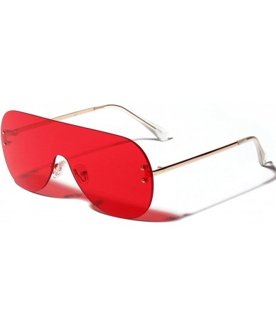 Oval 2019 Oversized Sunglasses Women Vintage Luxury Brand Designer Sun Glasses Brown Black Red Orange Eyewear UV400 - CP197Y6...
