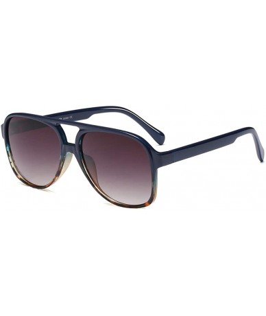 Oval Retro Pilot Classic Driving Men Women Sunglasses Celebrity Style Tony Stark Sunglasses - 3 - CN18Z5A65GO $14.23