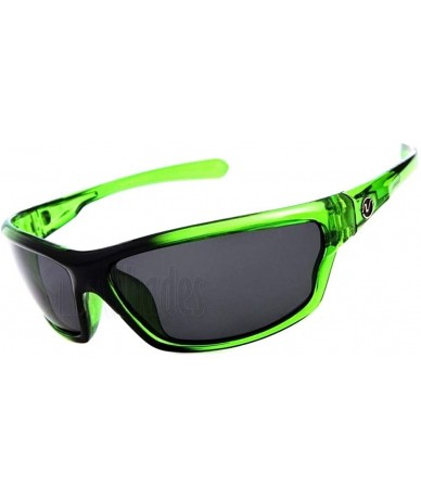 Rectangular Nitrogen Polarized Sunglasses Mens Sport Running Fishing Golfing Driving Glasses - Green - CQ19870X9Z7 $35.66