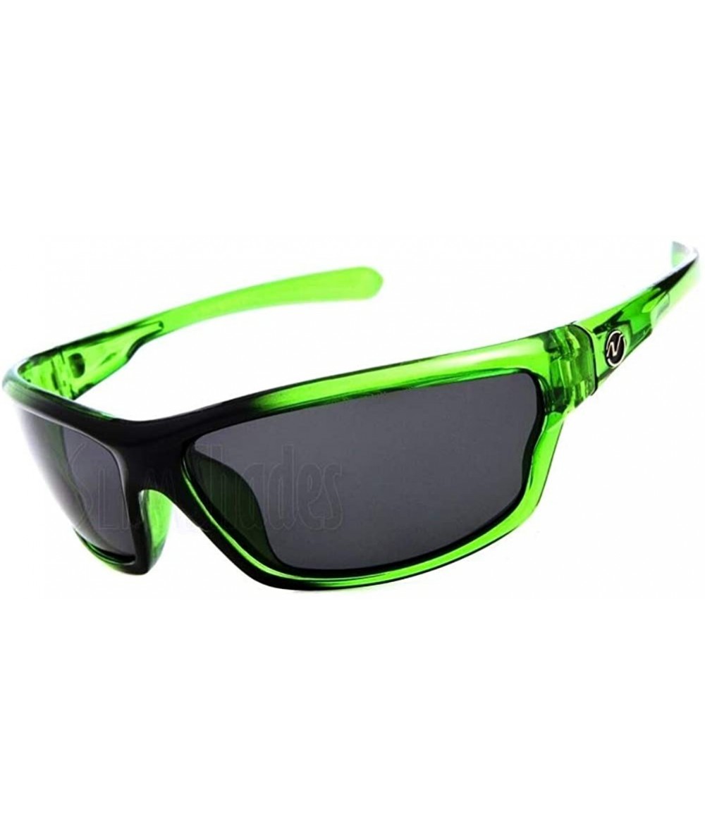 Rectangular Nitrogen Polarized Sunglasses Mens Sport Running Fishing Golfing Driving Glasses - Green - CQ19870X9Z7 $17.42