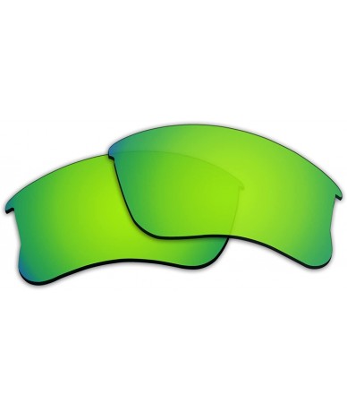 Sport Replacement Lenses Flak Jacket XLJ Sunglasses - Emerald Green - Polarized - C217YGA0NZK $13.73