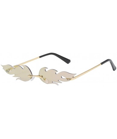 Sport Fashion Men Women Irregular Shape Sunglasses Glasses Vintage Retro Style - C - C718T4TRGOE $12.79