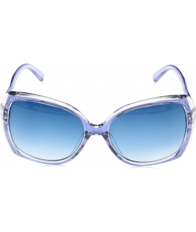 Rectangular Women's 235sp Rectangular Sunglasses - Blue/ Crystal - C8180Z3WM8X $12.36