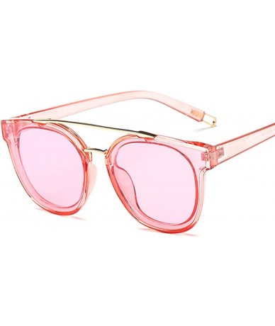 Sport Metal Sunglasses Women Vintage Sun Glasses Fashion Luxury Decoration Classic Eyewear UV400 - Leopard - CF18WQZIGLU $19.30