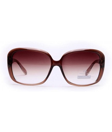 Square Womens UV Protection Polarized Classic Square Frame Sunglasses w/Logo Accent - 006-black - CE199XXL4Z8 $36.30