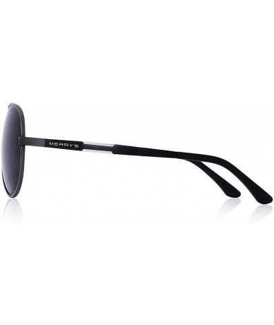 Wrap Men Classic Style Pilot Sunglasses Polarized - UV 400 Protection with case 60MM 8285 - Gray - CA18KCALIDH $20.17