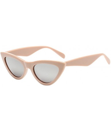 Goggle Sunglasses for Women Men Cat Eye Sunglasses Oval Goggles Retro Glasses Eyewear Vintage Sunglasses - F - CN18QXH8GX7 $1...