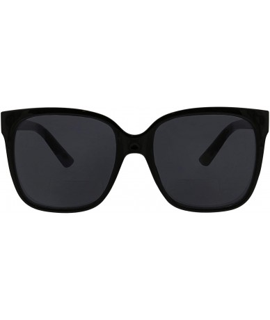 Oversized Women's Palisades Bifocal Oversized Reading Sunglasses - Black - CN1964ASZXD $21.02