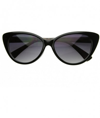 Cat Eye MLC Eyewear 'Emily' Cat eye Fashion Sunglasses - Black - CL11WP2VSW7 $21.79