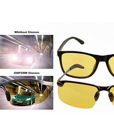 Sport Night Driving Glasses Glare Reducing Polarized Lens Anti-Glare Vision for Men & Women - Urban - CY18XTD2UCY $31.28