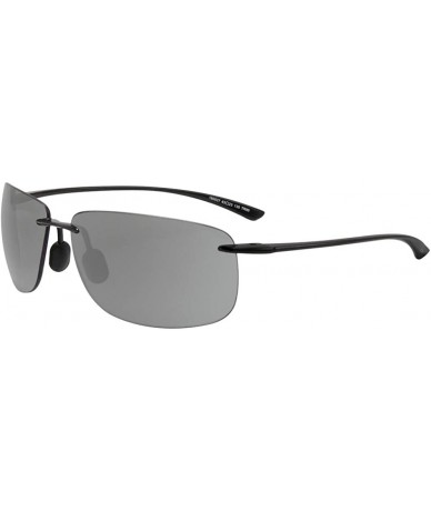 Sport Rimless Sports Sunglasses for men women Running Driving Fishing Tr90 Superlight Frame JE027 - C418O8NCH8W $73.99