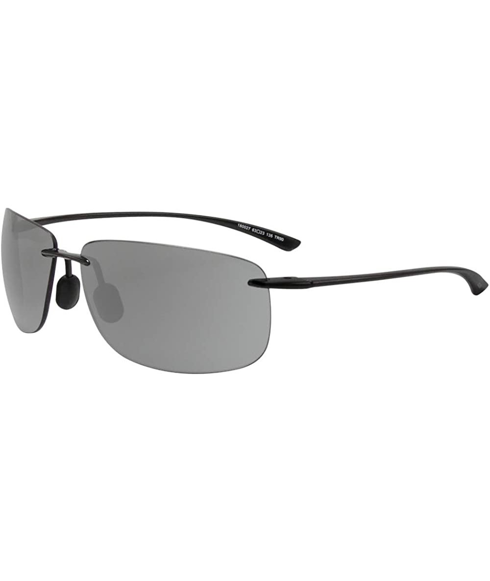 Sport Rimless Sports Sunglasses for men women Running Driving Fishing Tr90 Superlight Frame JE027 - C418O8NCH8W $32.99