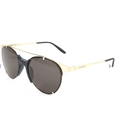 Round Men's Ca128/S Round Sunglasses - Gold/Brown Gray - C912L6QI7PN $116.58