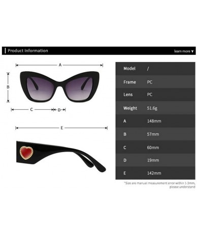 Sport Big Frame Lady Love Style Sunglasses Modern Sun Mirror - 1 - C6190R7LE2D $28.81