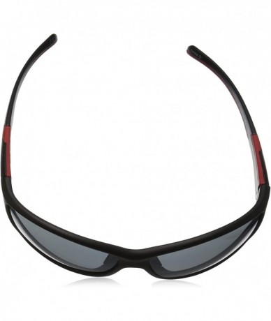 Sport Men's Completion Wrap Sunglasses- Black/Smoke- 67 mm - CX11N47ZU6R $15.12