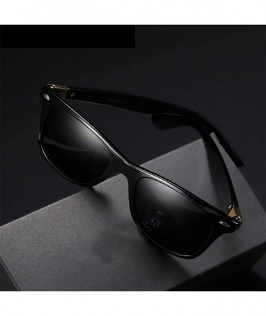 Oval Sunglasses Unisex Polarized 100% UV Blocking Fishing and Outdoor Climbing Driving Glasses Square Frame Fashion - CX18WQX...