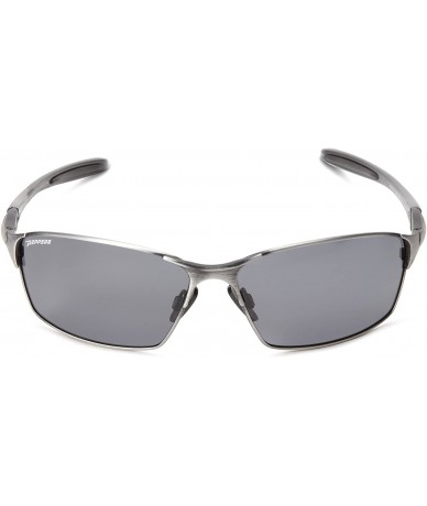 Oval Nevada Polarized Oval Sunglasses - Silver - CV115WA42XF $31.31