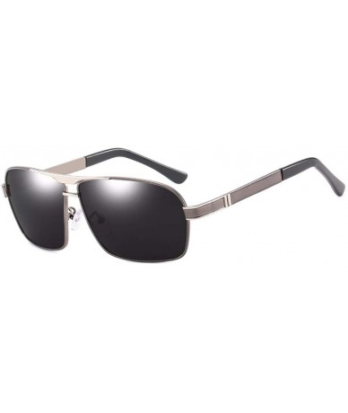 Aviator Sunglasses Driving Glasses Men's Box Polarizer - D - CM18QO3UXGR $33.19