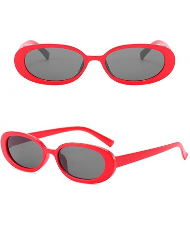 Square Unisex Fashion Small Frame Sunglasses Vintage Retro Irregular Shape Sun Glasses - B - CK1905AMW6E $7.41