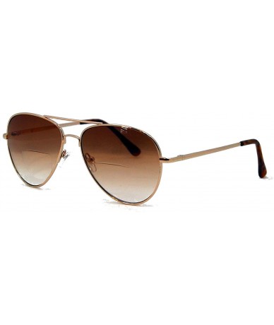 Aviator C.Moore Bifocal Aviator Sunglasses for Women and Men - Gold - C611CW0B9BR $23.26