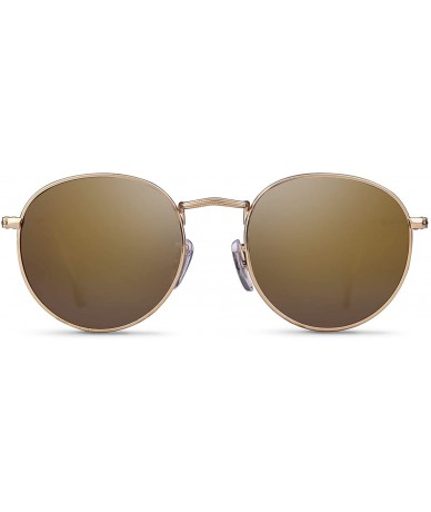 Sport Hexagonal Round Polarized Sunglasses Men Women Hipster Small Square Polygon Mirrored Lens - C518I8KHELI $19.85
