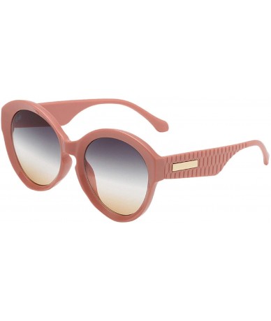 Rimless Women Round Frame Sunglasses Retro Classic UV 400 Protection Sun Glasses Shades - Wine - CK18U86IIYW $20.36