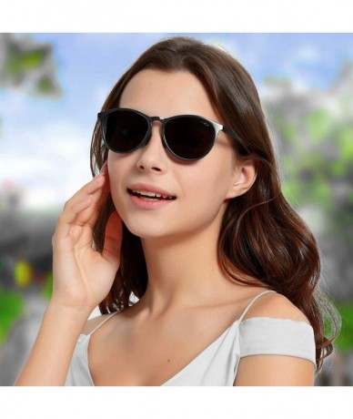 Sport Polarized Sunglasses Protection Aluminium magnesium Fashion - Black Frame Black Lens - CO1940LHXEK $20.76