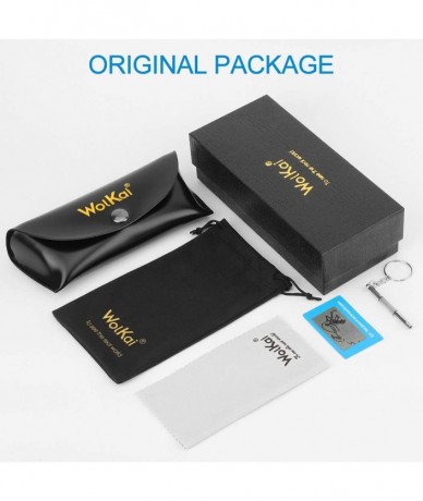 Sport Polarized Sunglasses Protection Aluminium magnesium Fashion - Black Frame Black Lens - CO1940LHXEK $18.26