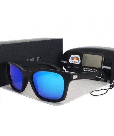Oversized Retro Polarized Sunglasses Men Womens Brand Designer Sun Glasses Y9810 C1 BOX - Y9810 C5 Box - CE18XDWTD2W $28.56