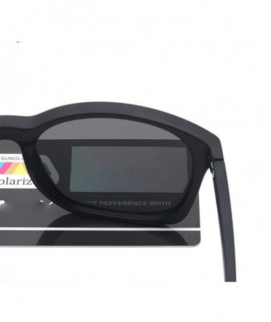 Oversized Retro Polarized Sunglasses Men Womens Brand Designer Sun Glasses Y9810 C1 BOX - Y9810 C5 Box - CE18XDWTD2W $28.56