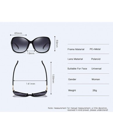 Aviator Women's Polarized Sunglasses Polarized Driving Sunglasses - A - CO18QO9EI8T $40.78