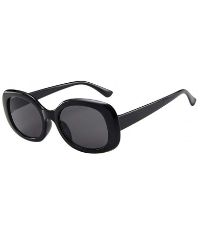 Goggle Sunglasses Goggles Glasses Oval Eyewear Goggles Women - Blck - C618QT36SMC $11.09