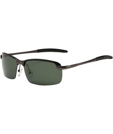 Goggle Sunglasses for Men Women Polarized Sunglasses Goggles Glasses Sunglasses Night Driving Glasses - Coffee - CF18QLS9D49 ...