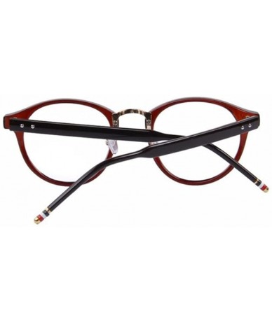 Rimless Women Rivet Cat Eye Eyeglasses Frames Optical Dot Patchwork Legs Glasses - Brown - C517YZOAGR5 $10.36