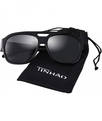 Oversized Polarized Oversized Aviator Fit over Sunglasses Wear Over Prescription Glasses with TR90 Arms for Women&Men - CR18U...