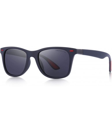 Wayfarer Mens Sunglasses for Men Women Retro Polarized Sun Glasses S8508 - Gray - CV18E4NXOZS $26.10