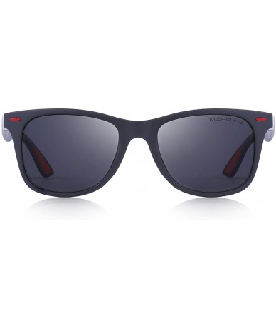 Wayfarer Mens Sunglasses for Men Women Retro Polarized Sun Glasses S8508 - Gray - CV18E4NXOZS $11.46