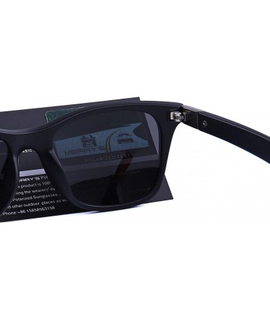Wayfarer Mens Sunglasses for Men Women Retro Polarized Sun Glasses S8508 - Gray - CV18E4NXOZS $11.46