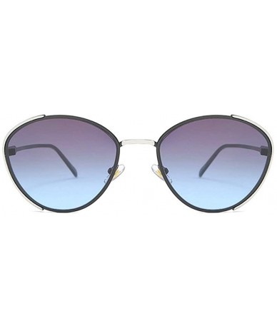 Oval 2020 new retro personality ladies sunglasses cat glasses female fashion luxury brand men punk trend sunglasses - CX1904S...