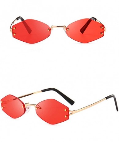 Oversized Sunglasses for Men Women Vintage Glasses Retro Sunglasses Eyewear Metal Sunglasses Party Favors - C - C818QS9ZE35 $...
