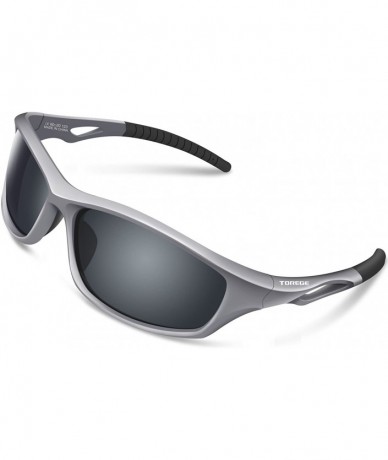 Rimless Polarized Sports Sunglasses for Men Women Cycling Running Driving Fishing Golf Baseball Glasses EMS-TR90 Frame - CM17...