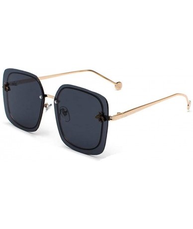 Rectangular Aviator Polarized Sunglasses UV Protection Glasses HD Mirrored Lenses for Women Men with Case Designer Style - CA...