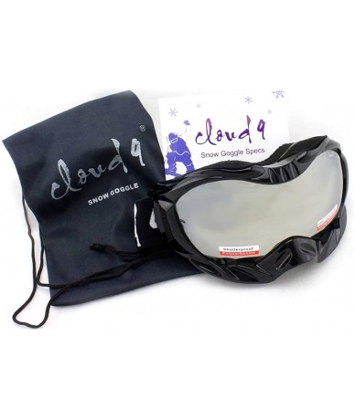 Goggle Snowboarding Skiing Protective Goggle - Black - C911BZ7JRSF $17.05